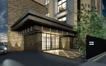 クレアホームズ道後上市 ザ・プレミアム　エントエランスアプローチ完成予想図