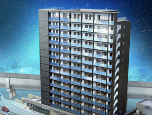 デュオヒルズ塩竈海岸通　外観完成予想CG