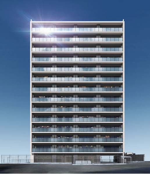 ファイル:ユニハイム枚方牧野駅前 外観完成予想図.png