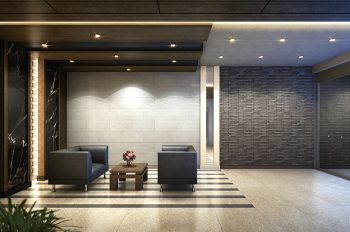 レーヴ牧港一丁目　エントランスホール ラウンジ完成予想図