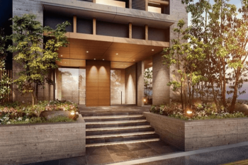 ローレルコート生駒ザ・レジデンス　エントエランスアプローチ完成予想図