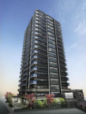 （仮称）ローレルタワー藤が丘　外観完成予想図