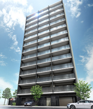 クリオ ラベルヴィ上野松が谷　外観完成予想CG