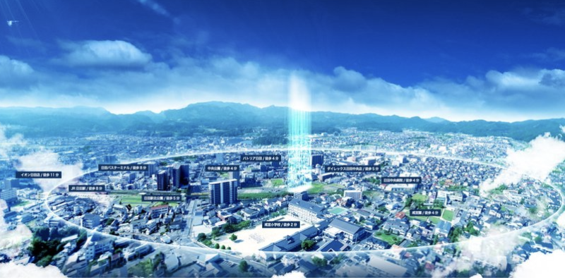 ファイル:トラストレジデンス三本松II 周辺写真CG合成.png