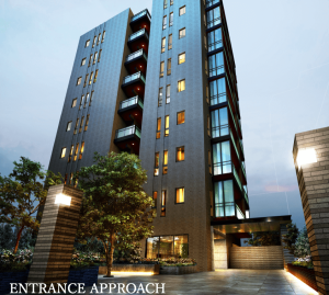 ブランシエラ大宮 氷川の杜　エントランスアプローチ完成予想図