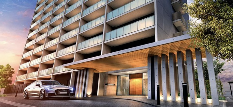 ファイル:ポレスター酒田駅前レジデンス エントランスアプローチ完成予想CG.png