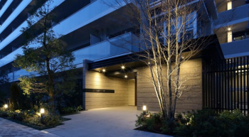 アーバンパレス稲毛　エントランスアプローチ