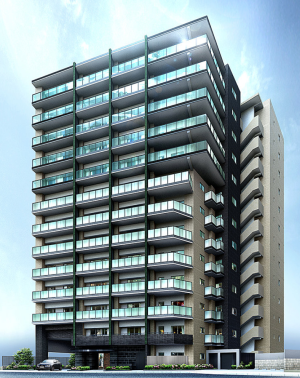 エクセレントシティ鎌ケ谷駅前　外観完成予想図