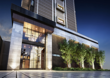 クレアホームズ鷹匠公園前 ザ・プレミアム　エントランスアプローチ完成予想CG