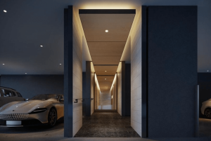 グランドメゾン赤坂JOHSEKI　サブエントランス完成予想図