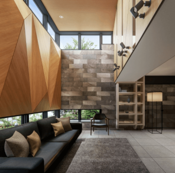 ザ・パークハウス 東雪谷フロント　エントランスホール ラウンジ完成予想図