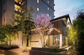 シエリア幕張　エントエランスアプローチ完成予想図