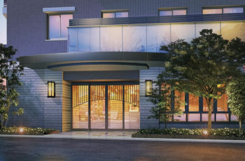 パラドール太秦丸太町通　エントランスアプローチ完成予想CG