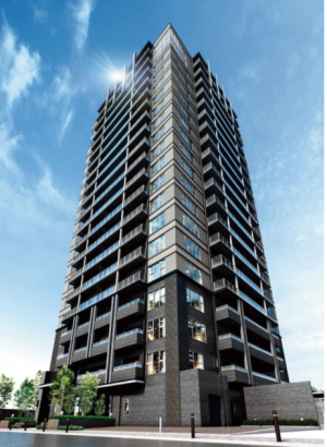 プレサンス レジェンド 大阪新町タワー　外観完成予想図