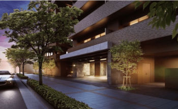 ロイヤルガーデン片原町駅南　エントエランスアプローチ完成予想図