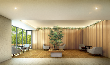 (仮称)ワコーレ駅前 NEW AGE プロジェクト エントランスホール 完成予想CG