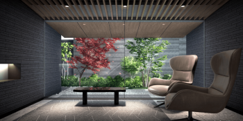 ザ・パークハウス 岐阜　ラウンジ完成予想CG