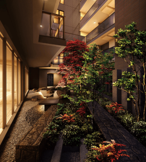 スカイプラザ・ユーカリが丘 ゲートフロント　坪庭完成予想図2