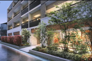 フリーディア高取プレミアム　外観 エントランスアプローチ完成予想CG