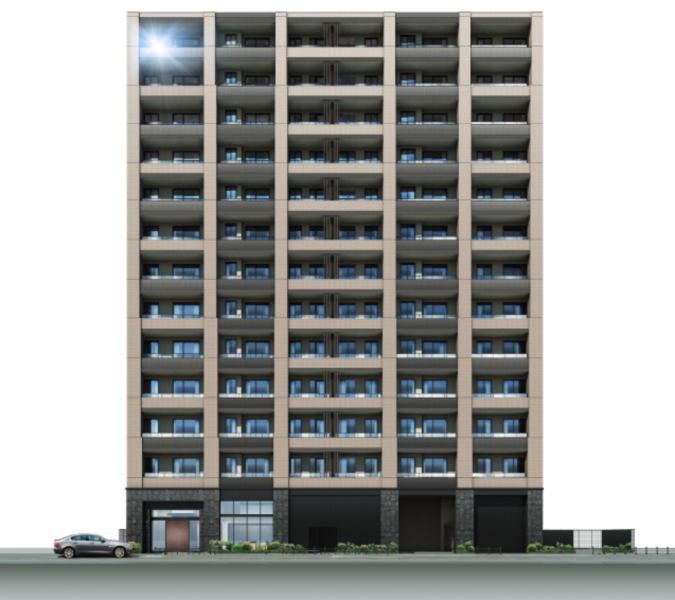 ファイル:プレシス西日暮里 外観完成予想CG.png