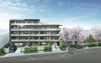 ガーデンテラス大泉学園　外観完成予想CG2