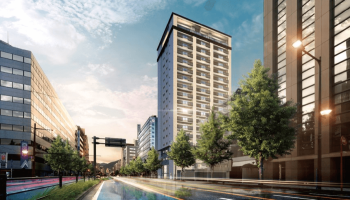 グランドパレス小倉小文字通り　外観完成予想図