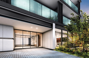 プレミスト調布クロス　エントランスアプローチ完成予想図