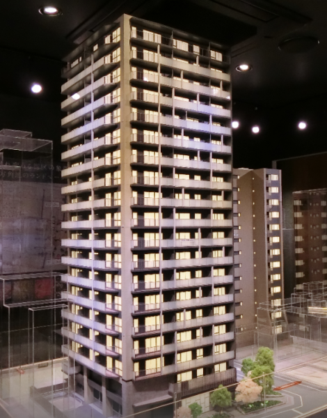 ファイル:Brillia（ブリリア） 上野 Garden 完成模型.png