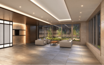 グランフォセット麓山　エントエランスホール完成予想図