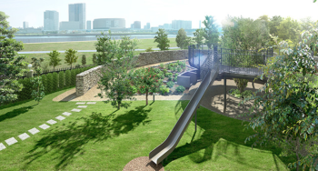 パークタワー晴海　Friendship  Zone（フレンドシップゾーン）完成予想CG②