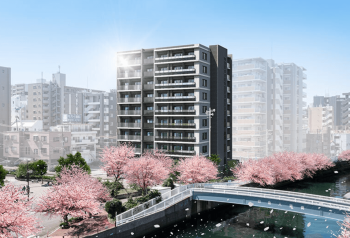 プラウド横浜阪東橋　外観完成予想図