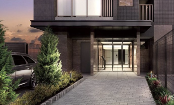 プレサンス ロジェ 天王寺真田山公園　エントエランスアプローチ完成予想図