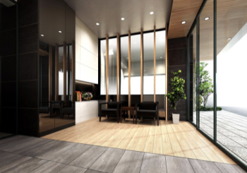 ルフォン上野松が谷　エントエランスホール完成予想図