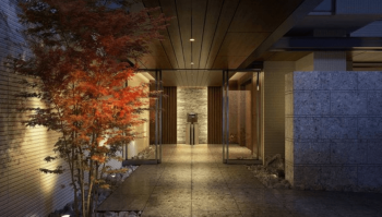 グランドメゾンThe住吉本町　エントエランスアプローチ完成予想図