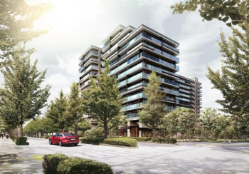 プラウドシティ仙台上杉山通　外観完成予想CG