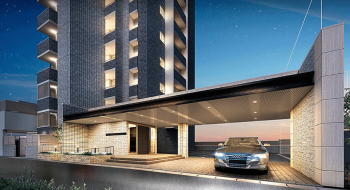 プレサンス ロジェ 西尾CL　エントエランスアプローチ完成予想図