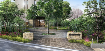 プレシス柏の葉キャンパス　エントランスアプローチ完成予想図