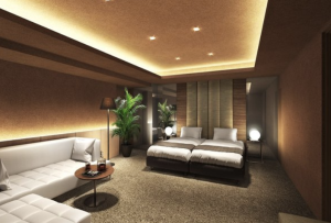 ヨコハマ シンミライ プロジェクト　ゲストルーム完成予想CG