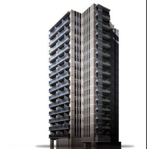 ルジェンテ文京湯島　外観完成予想CG