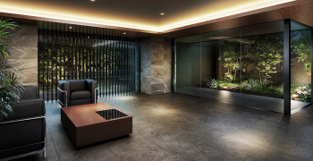 ル・サンク大濠公園　ラウンジ完成予想CG