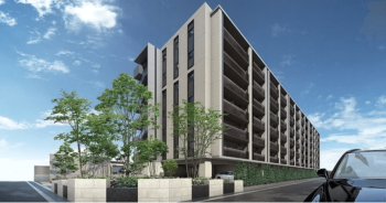 レ・ジェイド高槻南松原　外観完成予想図【The Front】