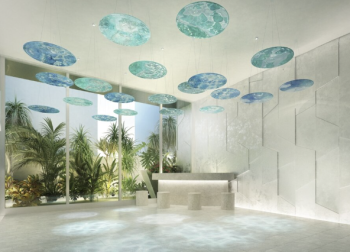 レ・ジェイド 那覇安里駅前　エントエランスロビー完成予想CG