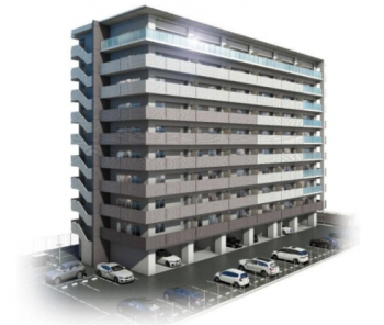 アルファスマート宇多津駅北　外観完成予想図