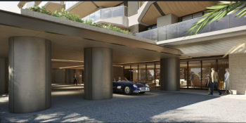 グランドメゾン福岡 THE BAY　グランドエントエランス完成予想図1