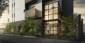 サンパーク学園大通りグラッセ　エントエランスアプローチ完成予想図