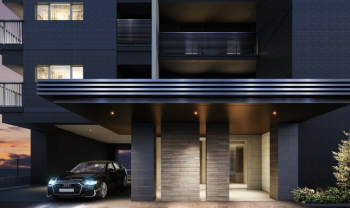 サンパーク都城蔵原レジデンス　エントエランスアプローチ完成予想図