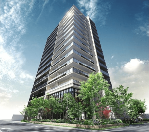 デュオヒルズ上杉勾当台公園　外観完成予想図