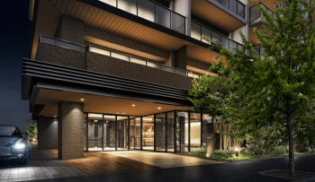 レジデンシャル浦安　エントエランスアプローチ完成予想図