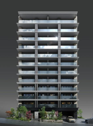 レ・ジェイド谷町五丁目　外観完成予想図