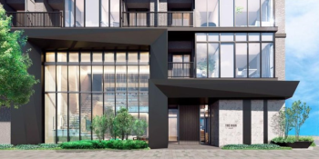 THE HIGH HORIE　エントランスアプローチ完成予想図